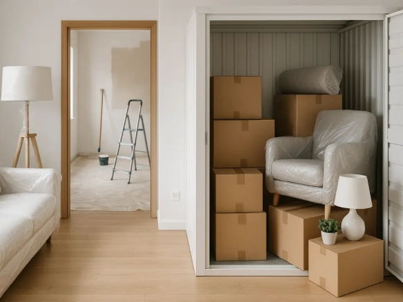 Armazenar durante obras e remodelações